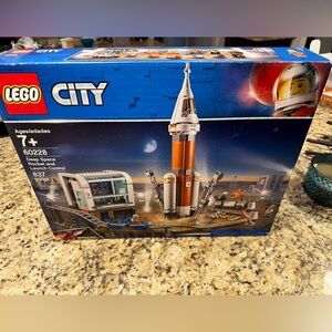 LEGO City Space Launch Rocket Set - Orange and White